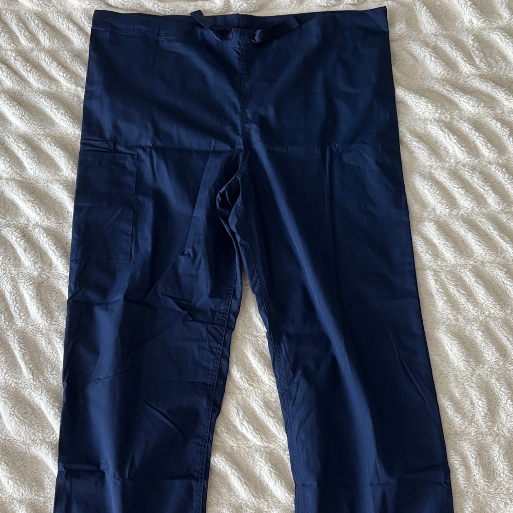 Men's Navy Blue Scrub Pants